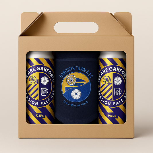We Are Garforth 2 Cans and Snood Pack